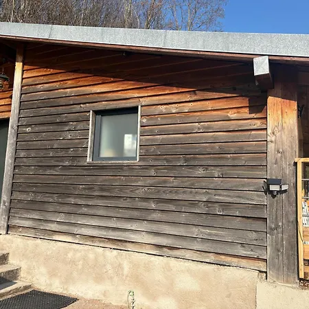 木屋 Le Des 5 Avec Piscine Vue Sur Les Montagnes Et En Lisiere De Foret Lutzelhouse