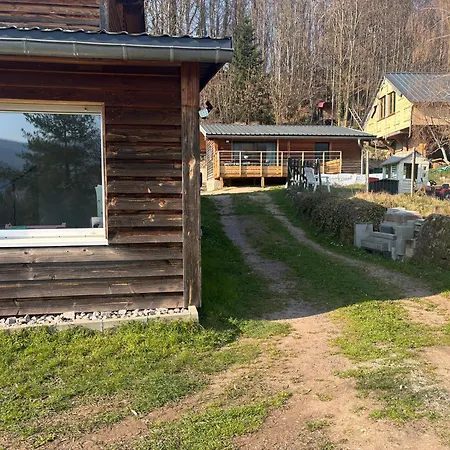 Le Des 5 Avec Piscine Vue Sur Les Montagnes Et En Lisiere De Foret 木屋 Lutzelhouse
