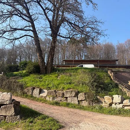 木屋 Le Des 5 Avec Piscine Vue Sur Les Montagnes Et En Lisiere De Foret Lutzelhouse